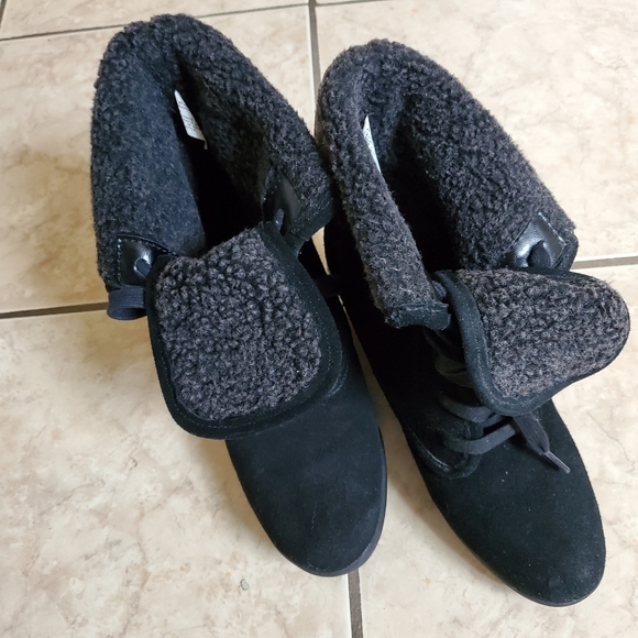 White Mountain Ankle Leather Suede Women's boots Size 8 - Picture 2 of 16